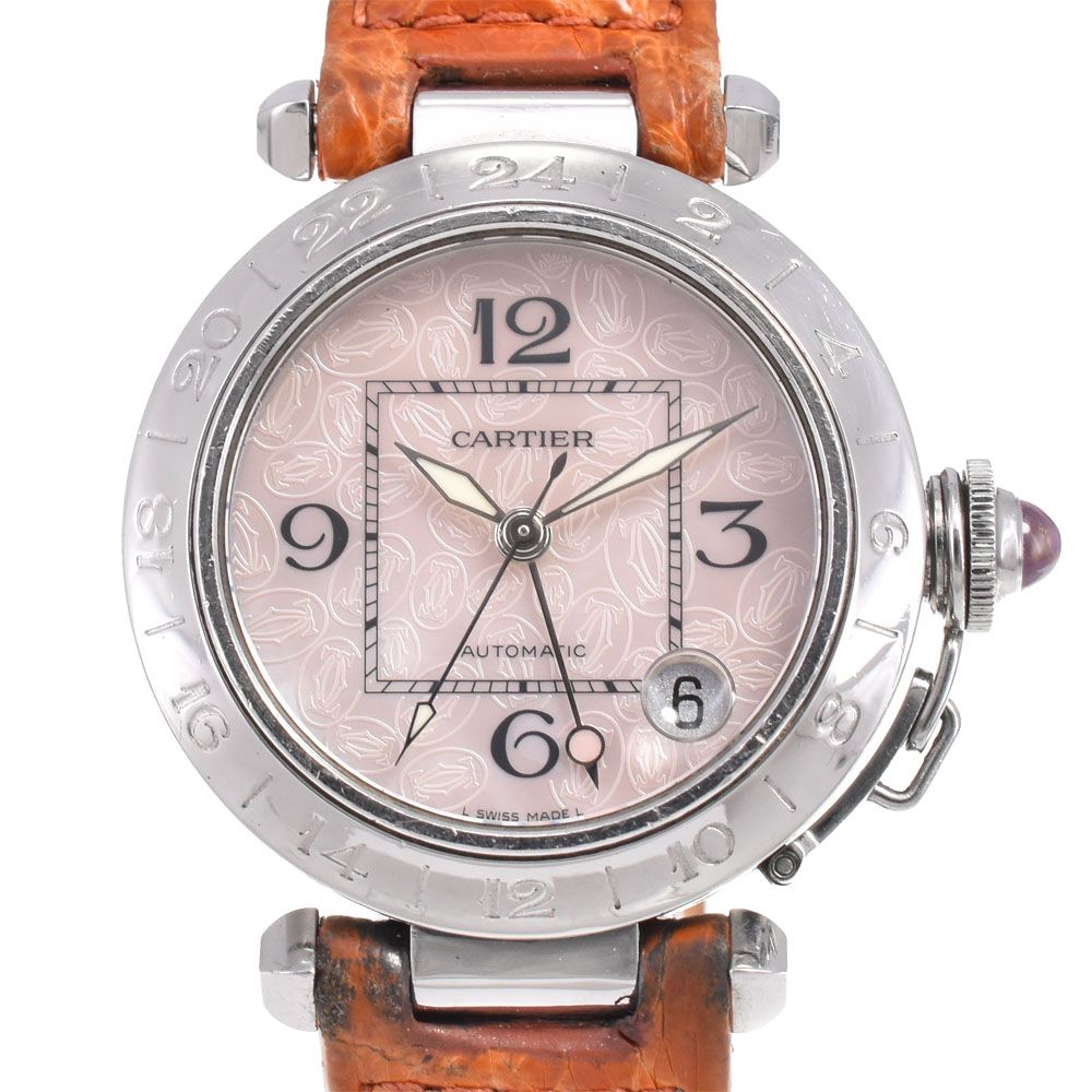 カルティエ CARTIER パシャC メリディアン 2004年 GMT 自動巻き ユニセックス G 144466