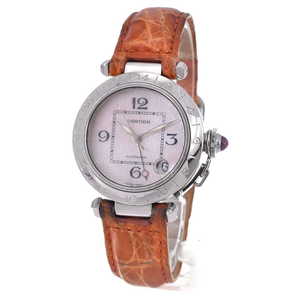 カルティエ CARTIER パシャC メリディアン 2004年 GMT 自動巻き ユニセックス G 144466