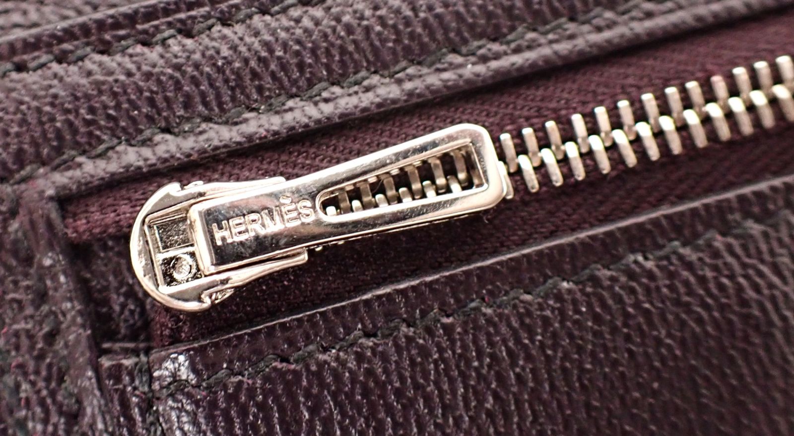 HERMES(エルメス) ベアンスフレ D刻印 2019年 シルバー金具 銀 長財布