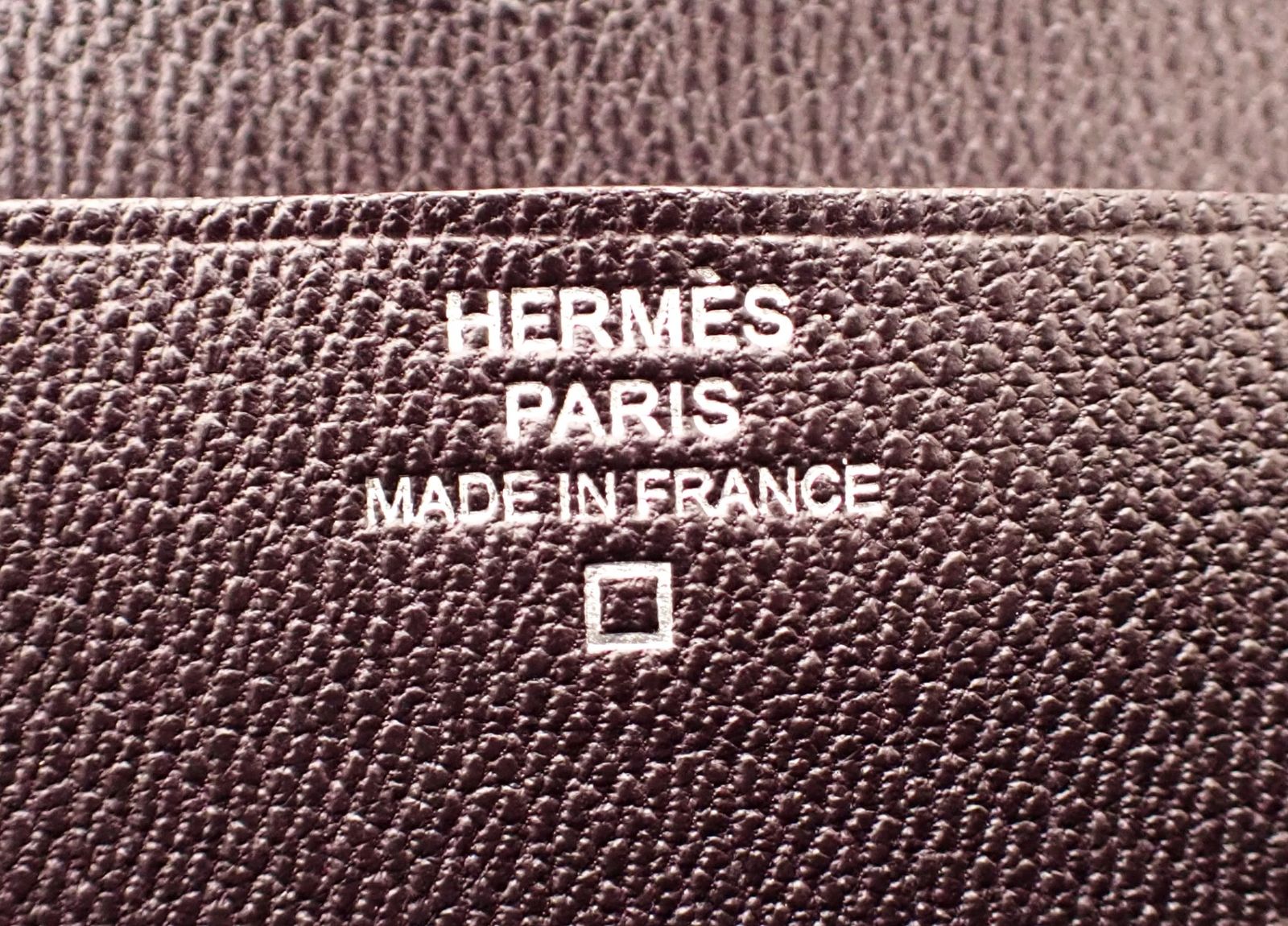 HERMES(エルメス) ベアンスフレ D刻印 2019年 シルバー金具 銀 長財布