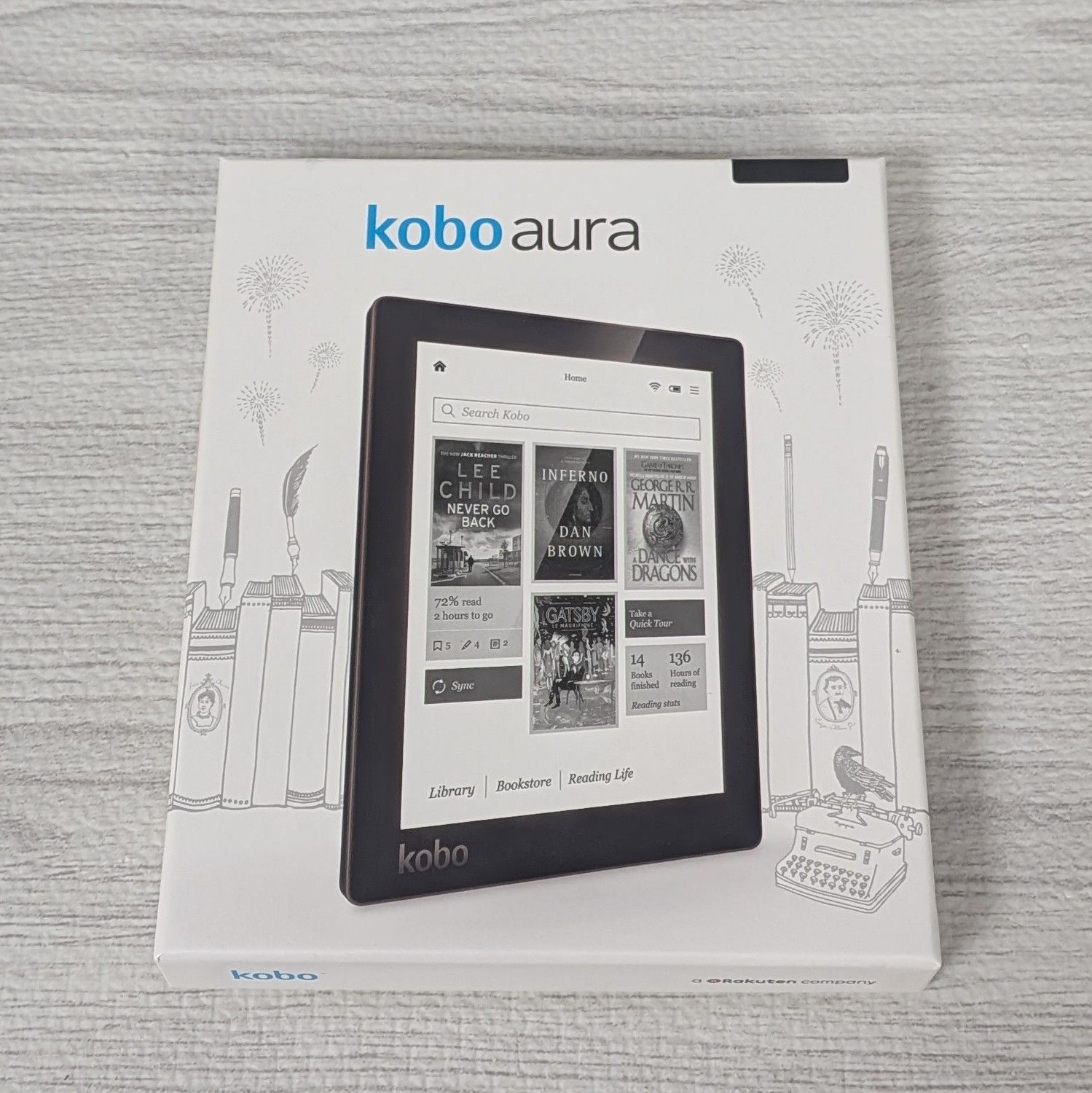 良品 楽天 Kobo aura 電子書籍リーダー 4GB 動作確認済 - メルカリ