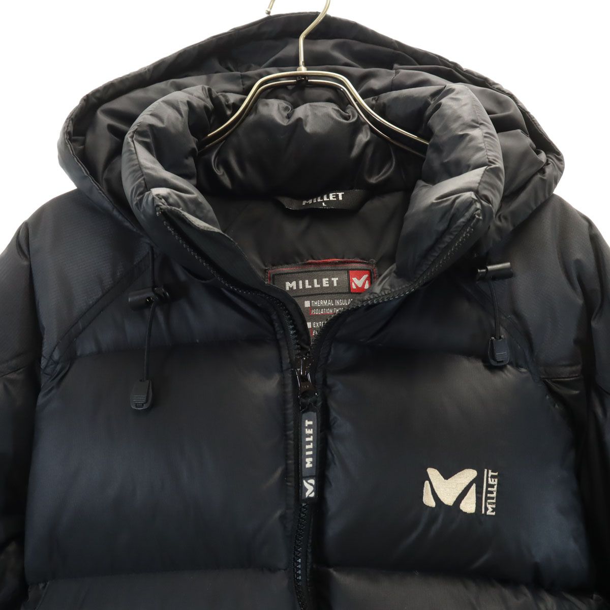 MILLET ミレー ダウンジャケット L グレー系 アウトドア メンズ 古着 