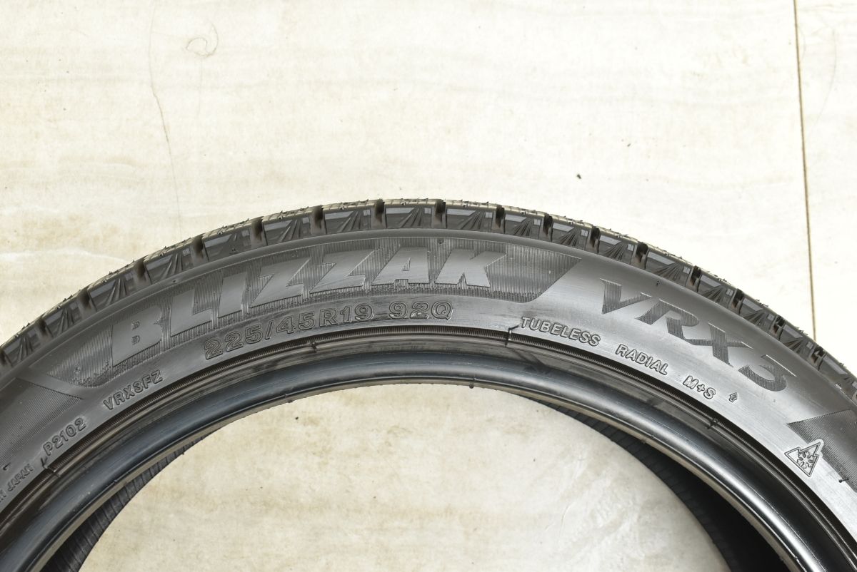 ブリザック スタッドレス　 超美品バリ溝　プリウス　カローラ④ バリ溝 スタッドレス 4本】2023年製 ブリヂストン ブリザック VRX3 225