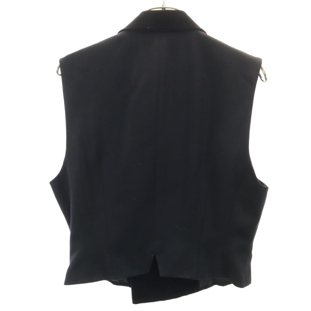 トリココムデギャルソン総レース付き黒ベスト　（訳あり）ヴィンテージ トリココムデギャルソン総レース付き黒ベスト （訳あり）ヴィンテージ
