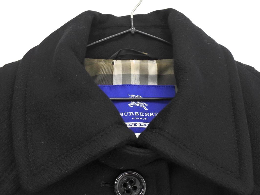 BURBERRY バーバリー BLUE LABEL ブルーレーベル アンゴラ混 コート