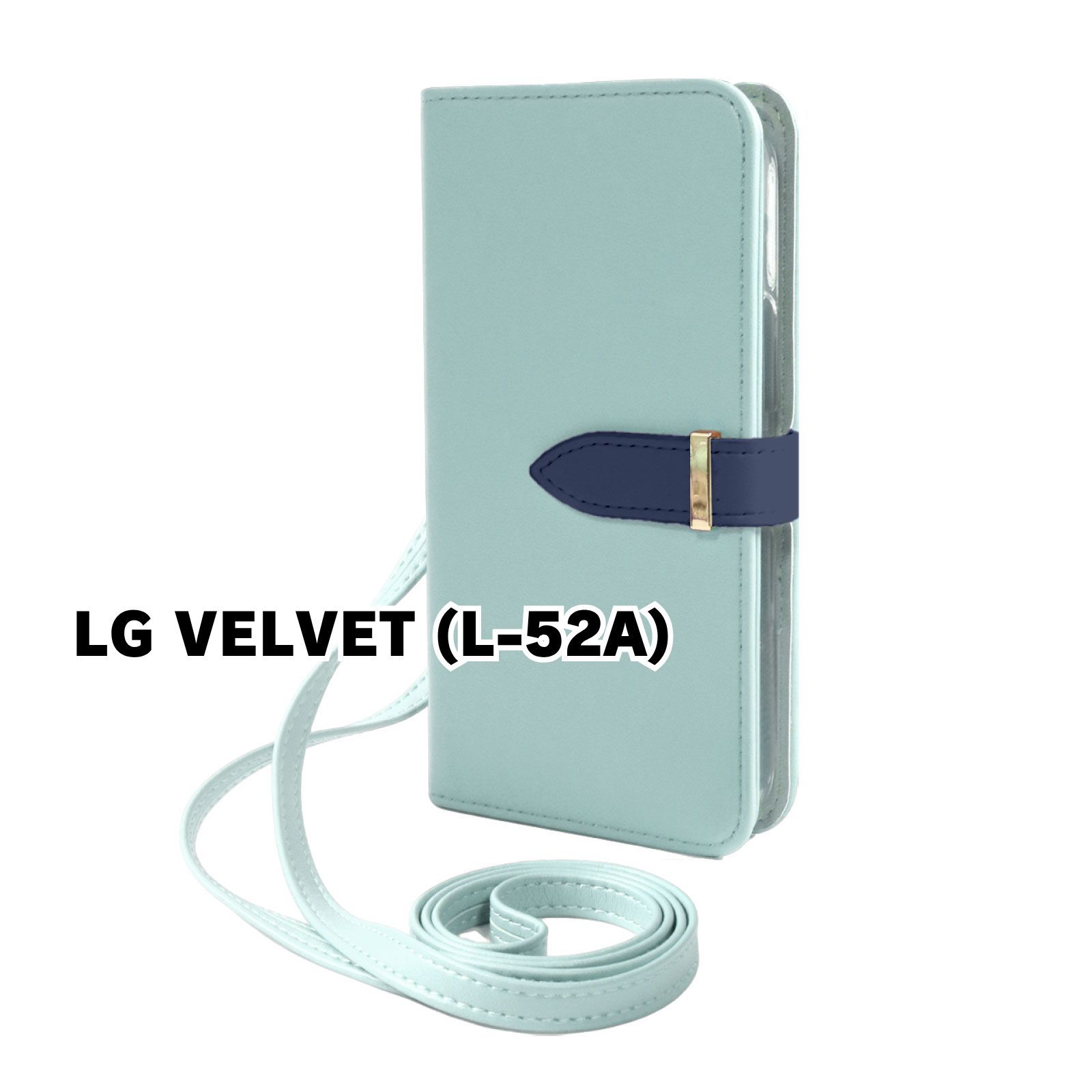 新品未使用】 LG VELVET L-52A ストラップ付き 手帳型スマホ ケース