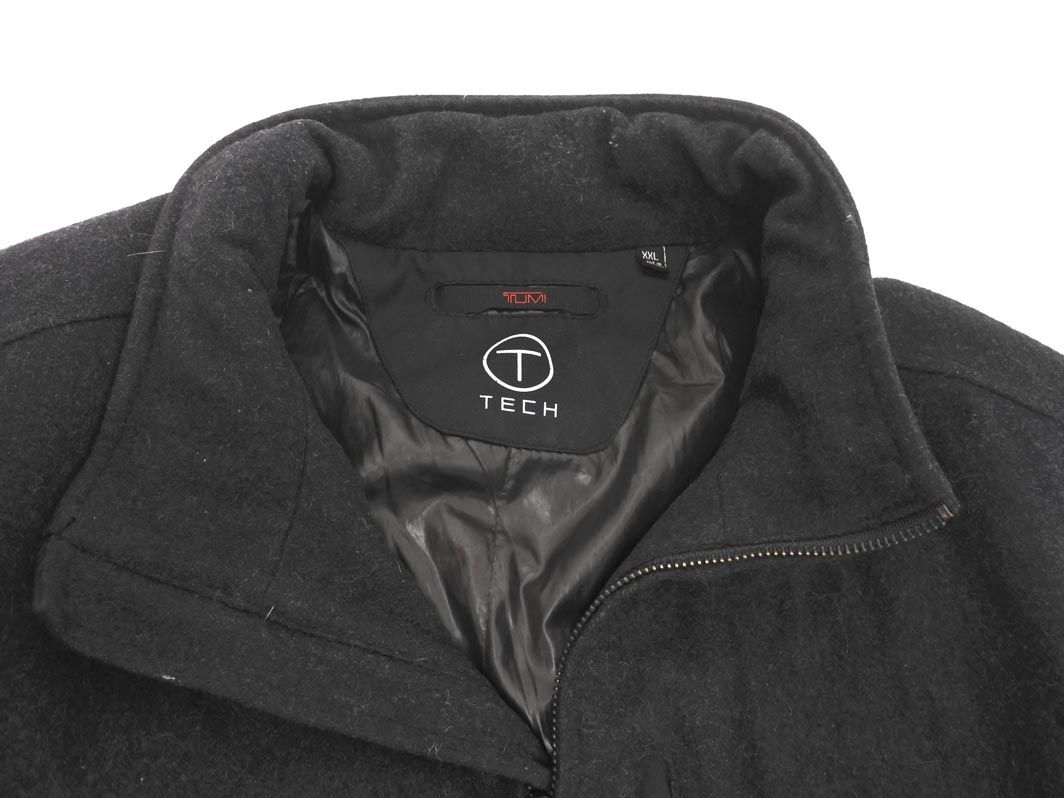 TUMI トゥミ T TECH Tテック 大きいサイズ ウール混 ジャケット 中綿