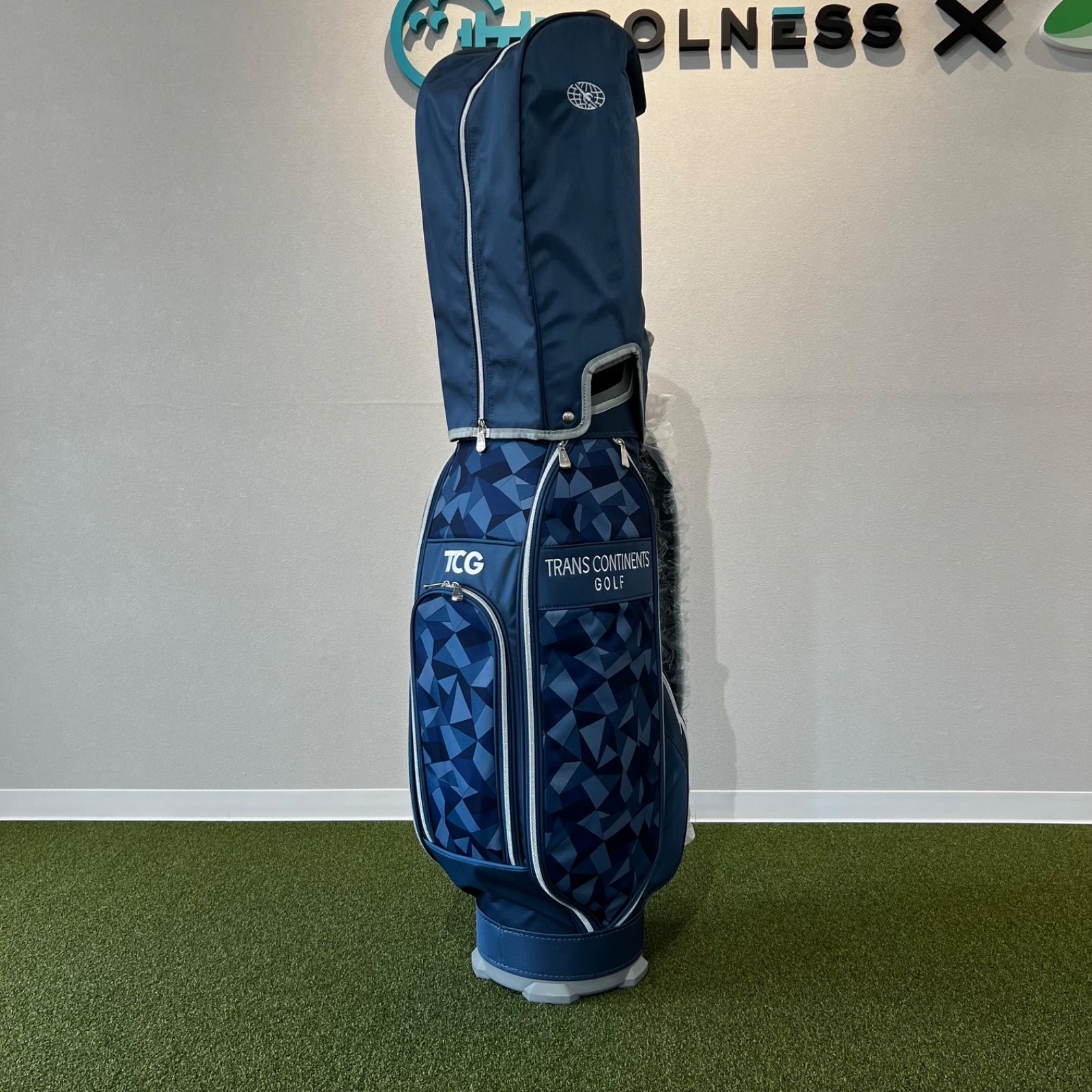 タグ付 送料無料 Rosasen キャディバッグ カートタイプ 8 5型 グリーン系 定価45 100円 が 36 000円