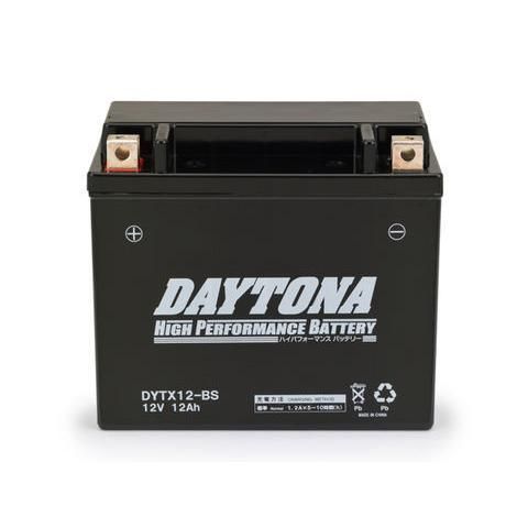 X-11（SC42） ハイパフォーマンス メンテナンスフリー バッテリー DYTX12-BS（YTX12-BS互換） DAYTONA（デイトナ）