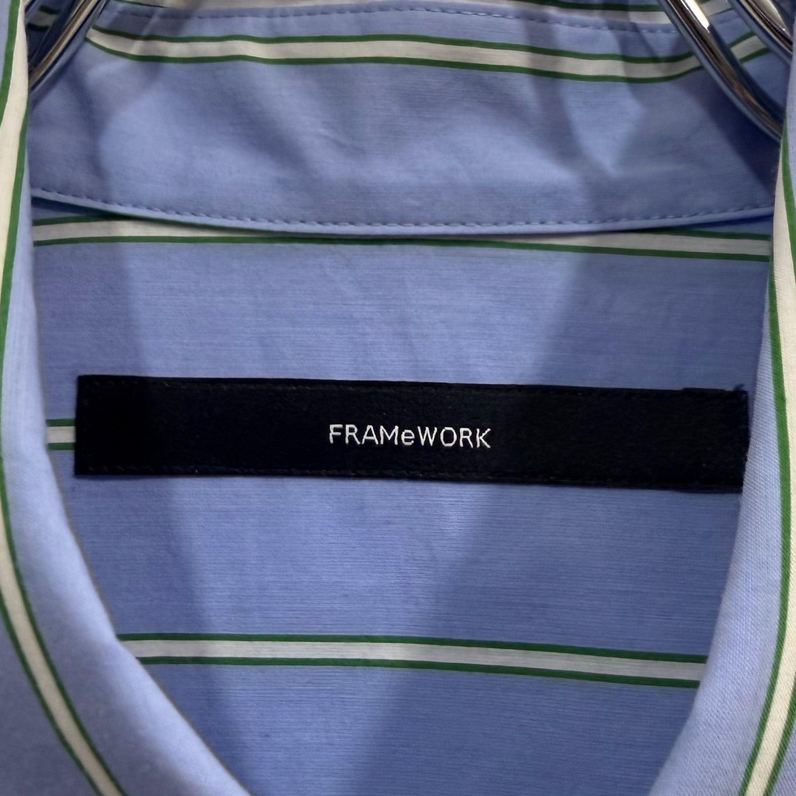 FRAMeWORK フレームワーク マルチストライプオーバーシャツ 2024年 