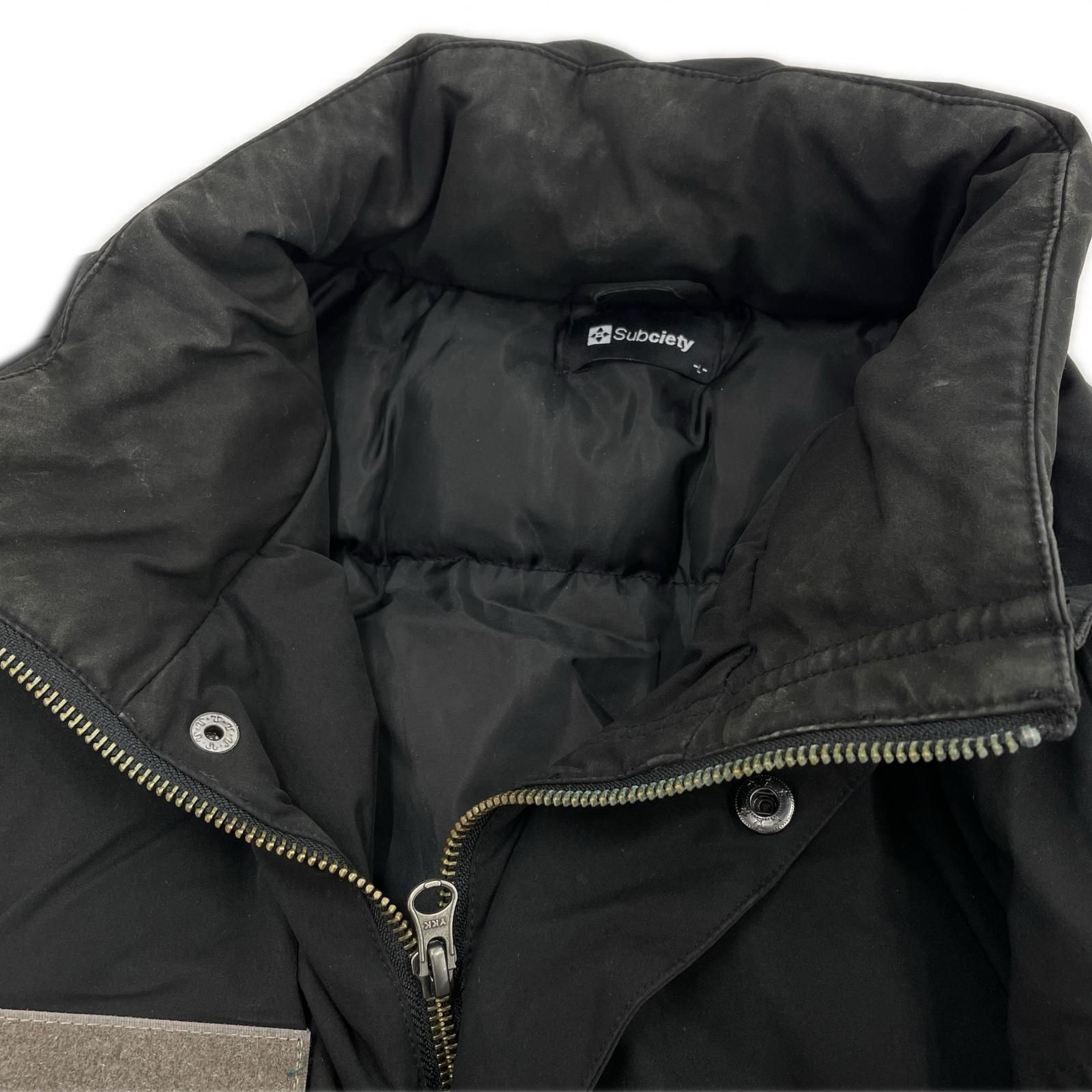 Subciety サブサエティ ワンポイント刺繡 中綿ジャケット sizeL 