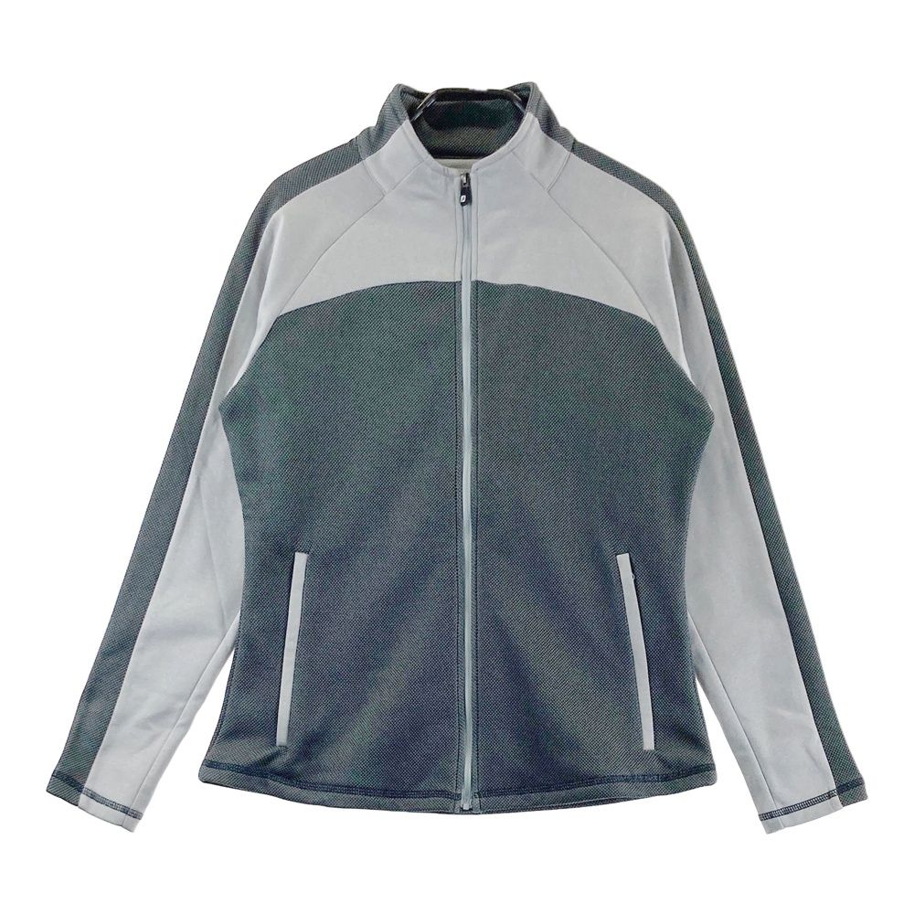 サイズ：M FOOT JOY フットジョイ 裏起毛 ジップジャケット グレー系