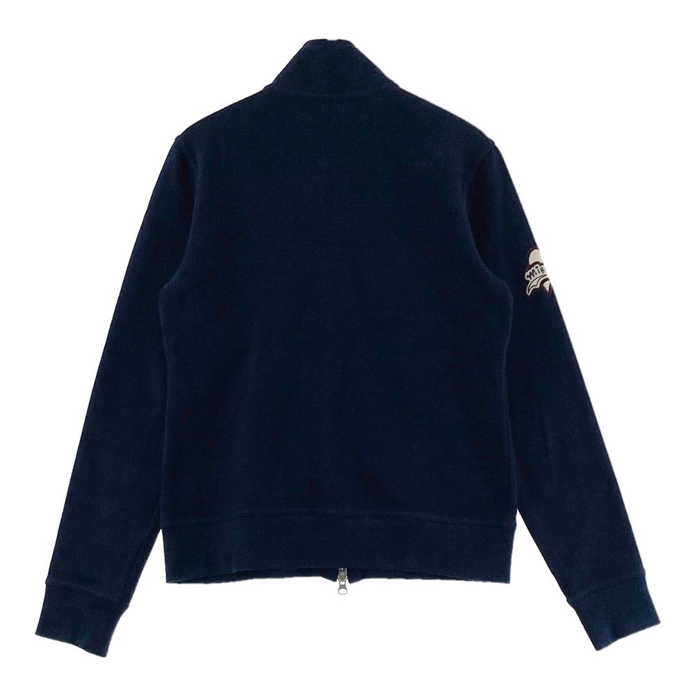 サイズ：38 ZOY ゾーイ ジップジャケット 裏起毛 ネイビー系