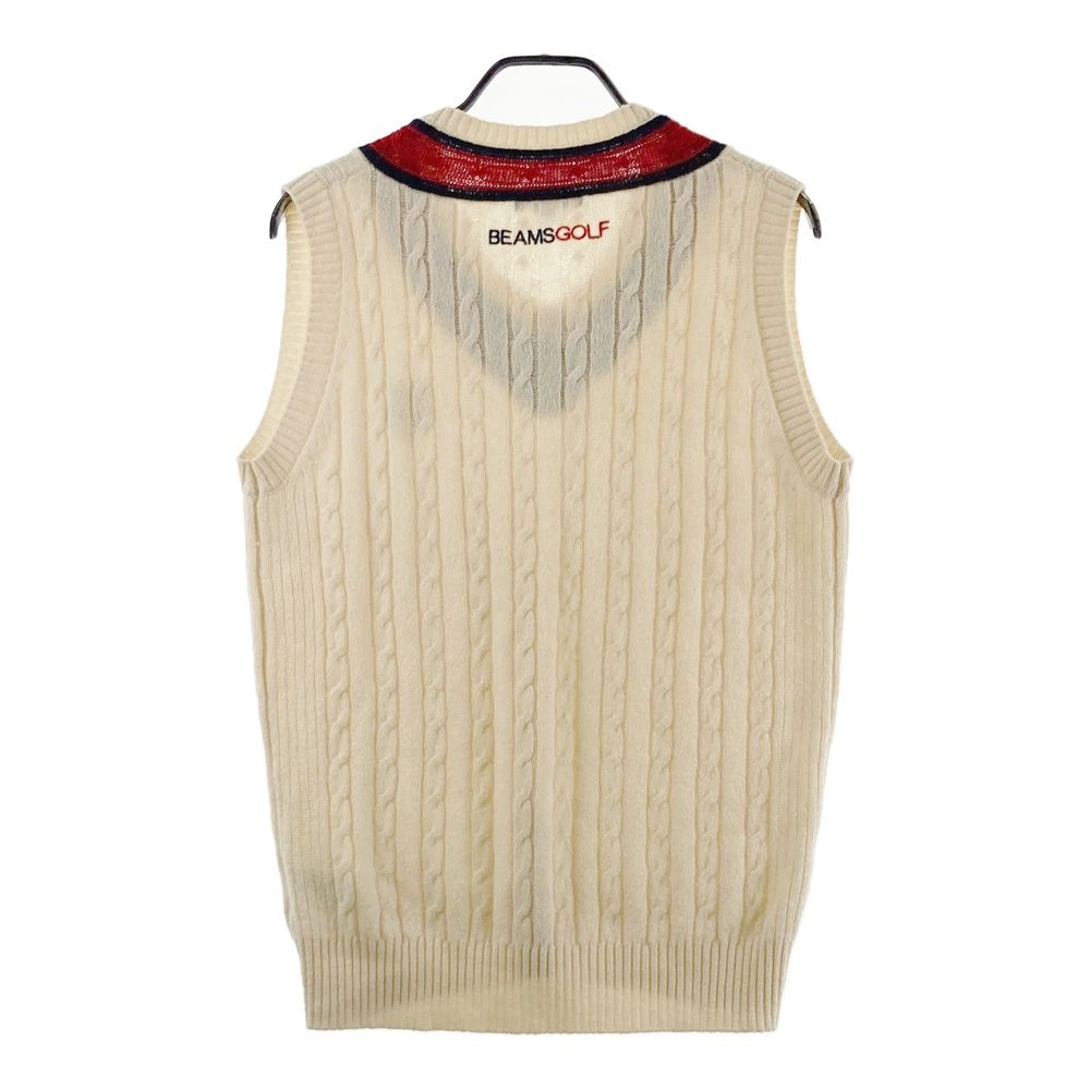 ビームス ゴルフベスト ベージュ Mサイズ 中古美品 楽天市場】BEAMS GOLF ビームスゴルフ スウェットベスト ベージュ系 S