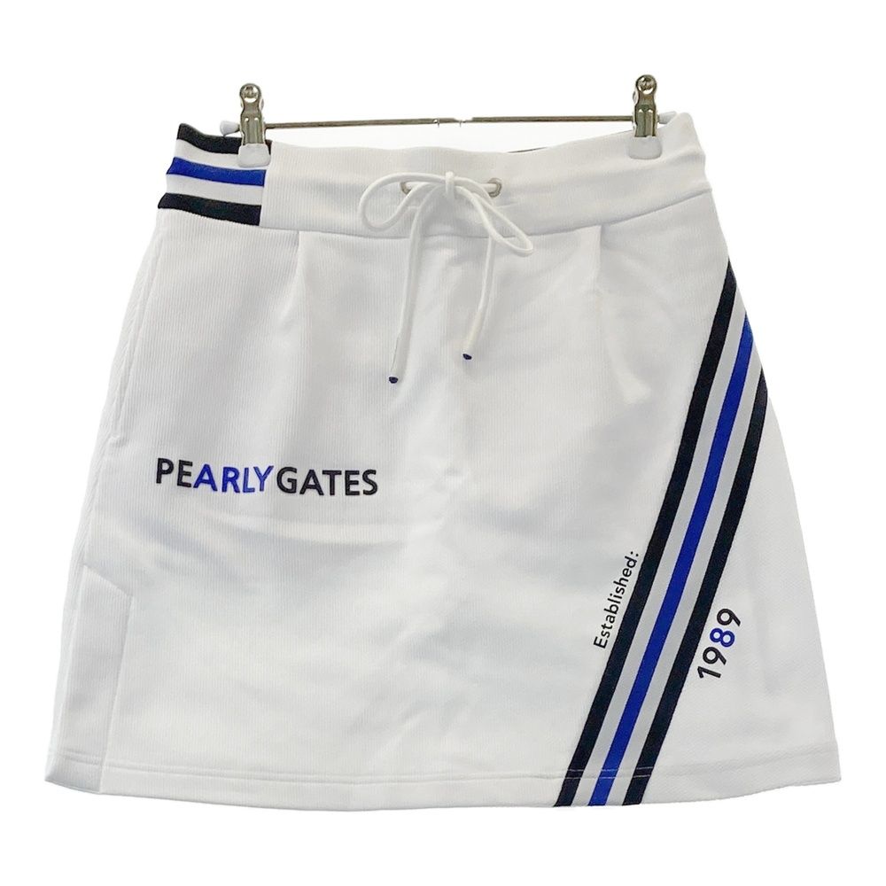 サイズ：1 PEARLY GATES パーリーゲイツ 2024年 スカート  ホワイト系 [240101597702] ゴルフウェア レディース ストスト サイズ：1 PEARLY GATES パーリーゲイツ 2024年 スカート ホワイト系