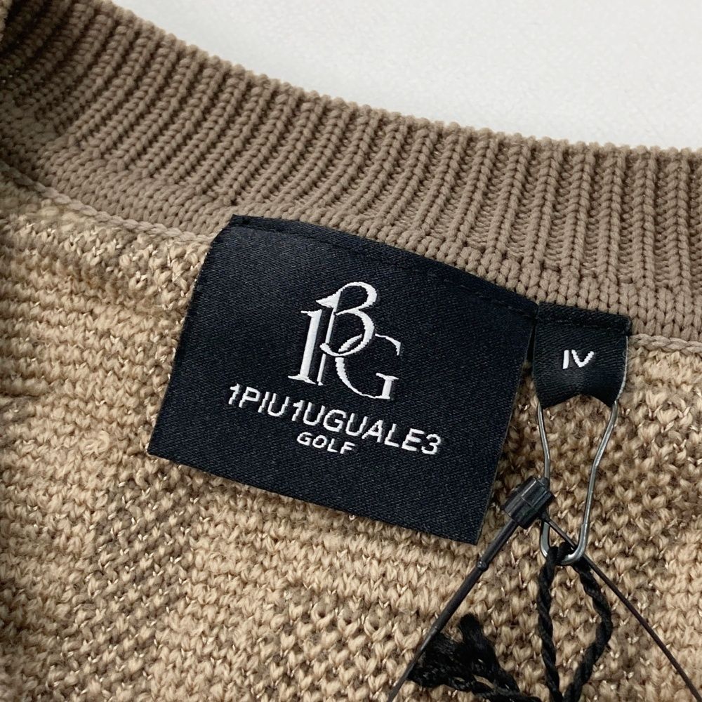 サイズ：4 1PIU1UGUALE3 GOLF GRK056 ニットベスト カーキ系
