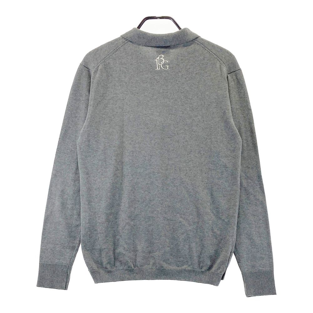 サイズ 4 GOLF GRK 034 長袖ポロシャツ グレー系 ゴルフウェア メンズ ストスト