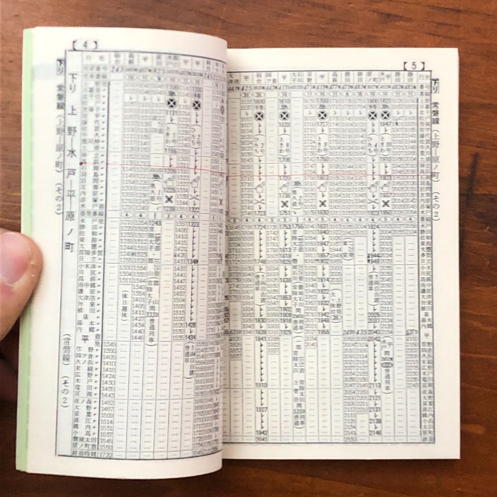 時刻表 1972年 秋 10月2日改正 水戸鉄道管理局 1972年秋 ☆鉄道時刻表