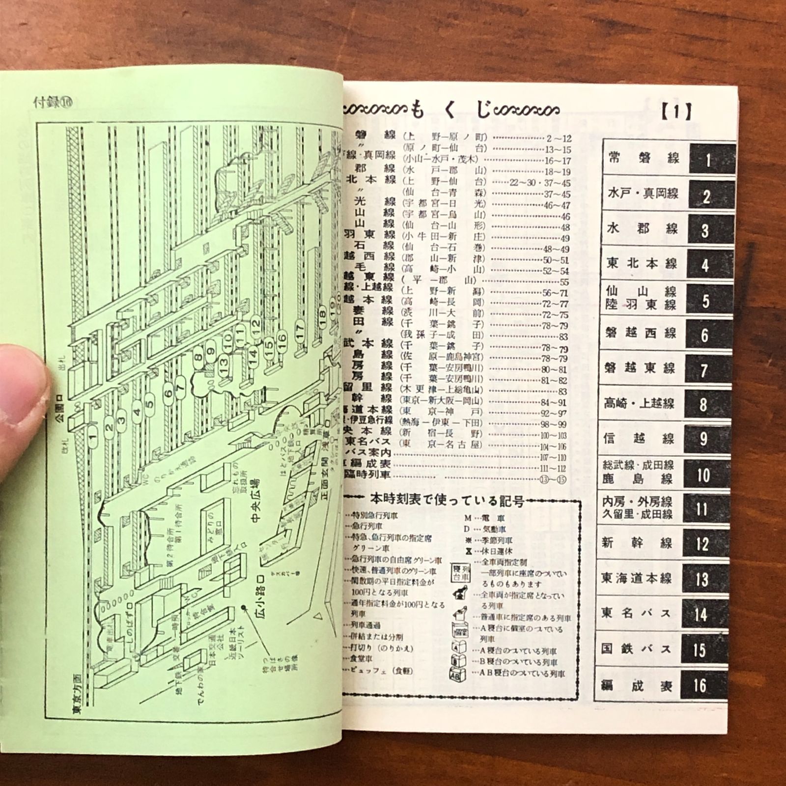 時刻表 1972年 秋 10月2日改正 水戸鉄道管理局 1972年秋 ☆鉄道時刻表