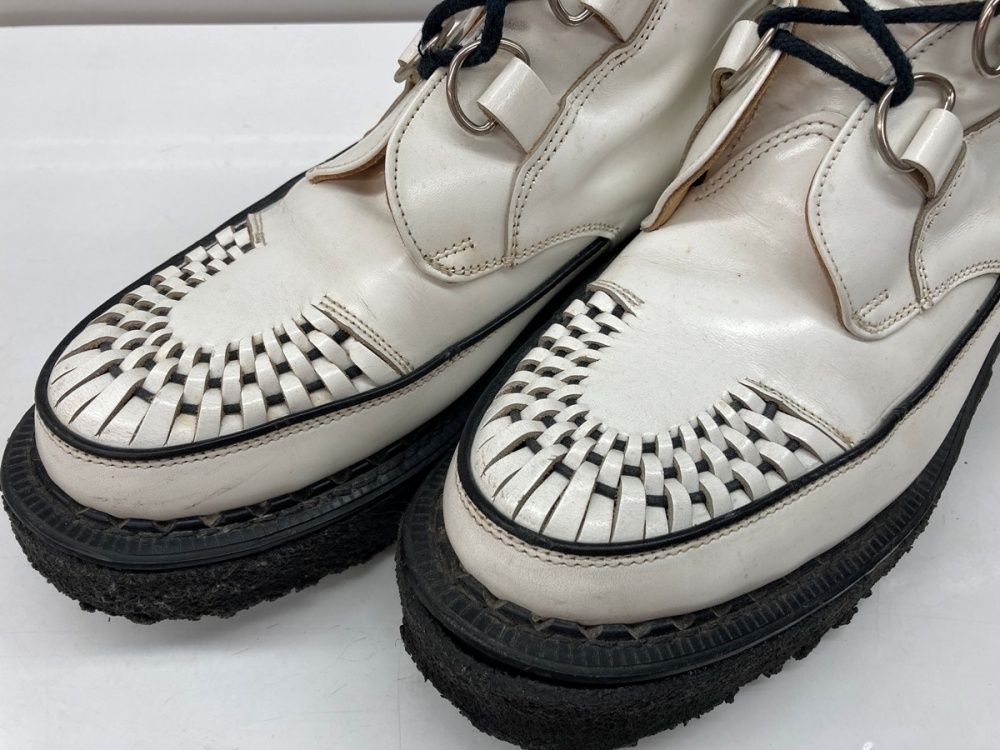 美品✨e Cox ジョージコックス　Gibsonギブソン ホワイト　白 美品✨e Cox ジョージコックス Gibsonギブソン ホワイト 白 GEORGE COX