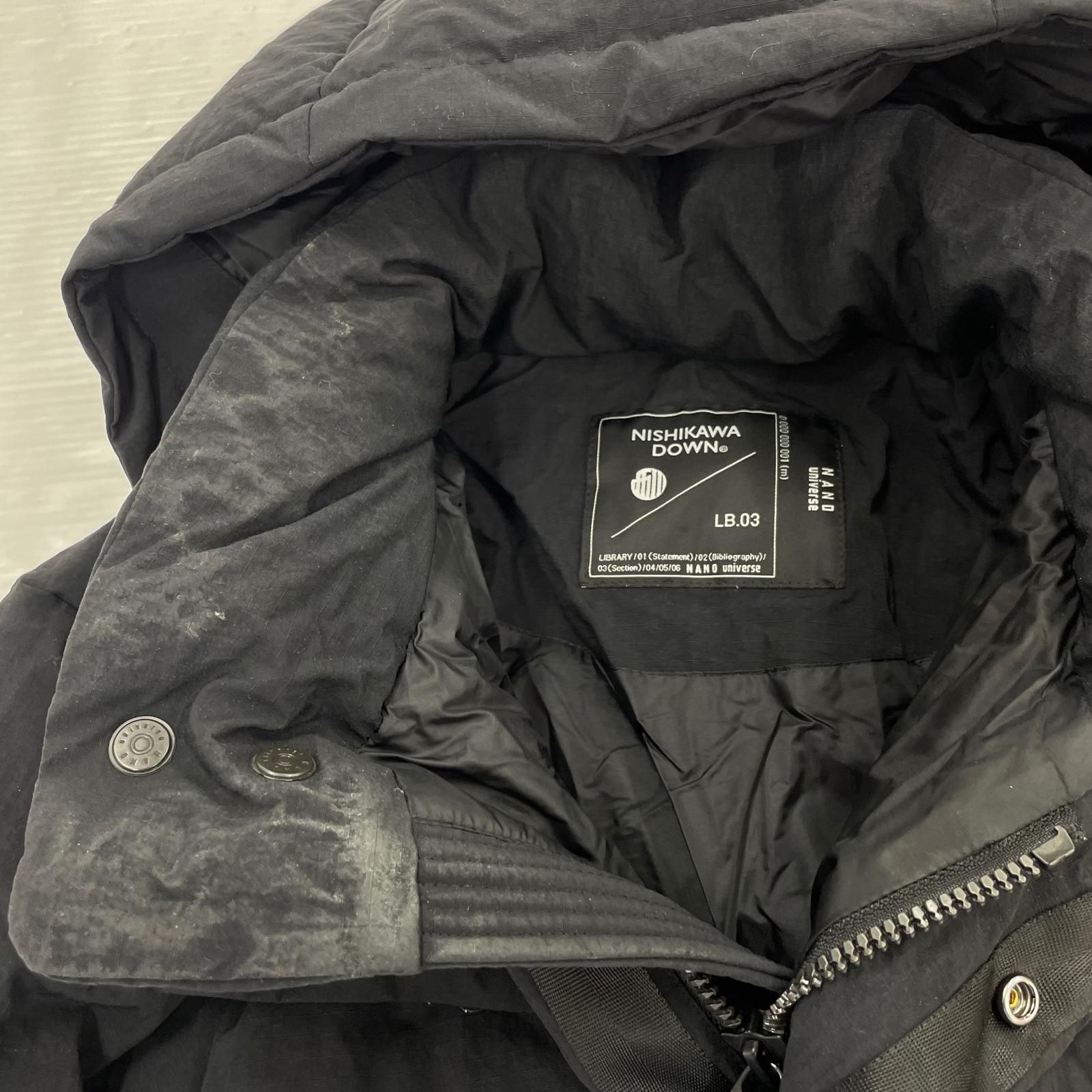 nano universe ナノユニバース フード付き ダウンジャケット sizeM
