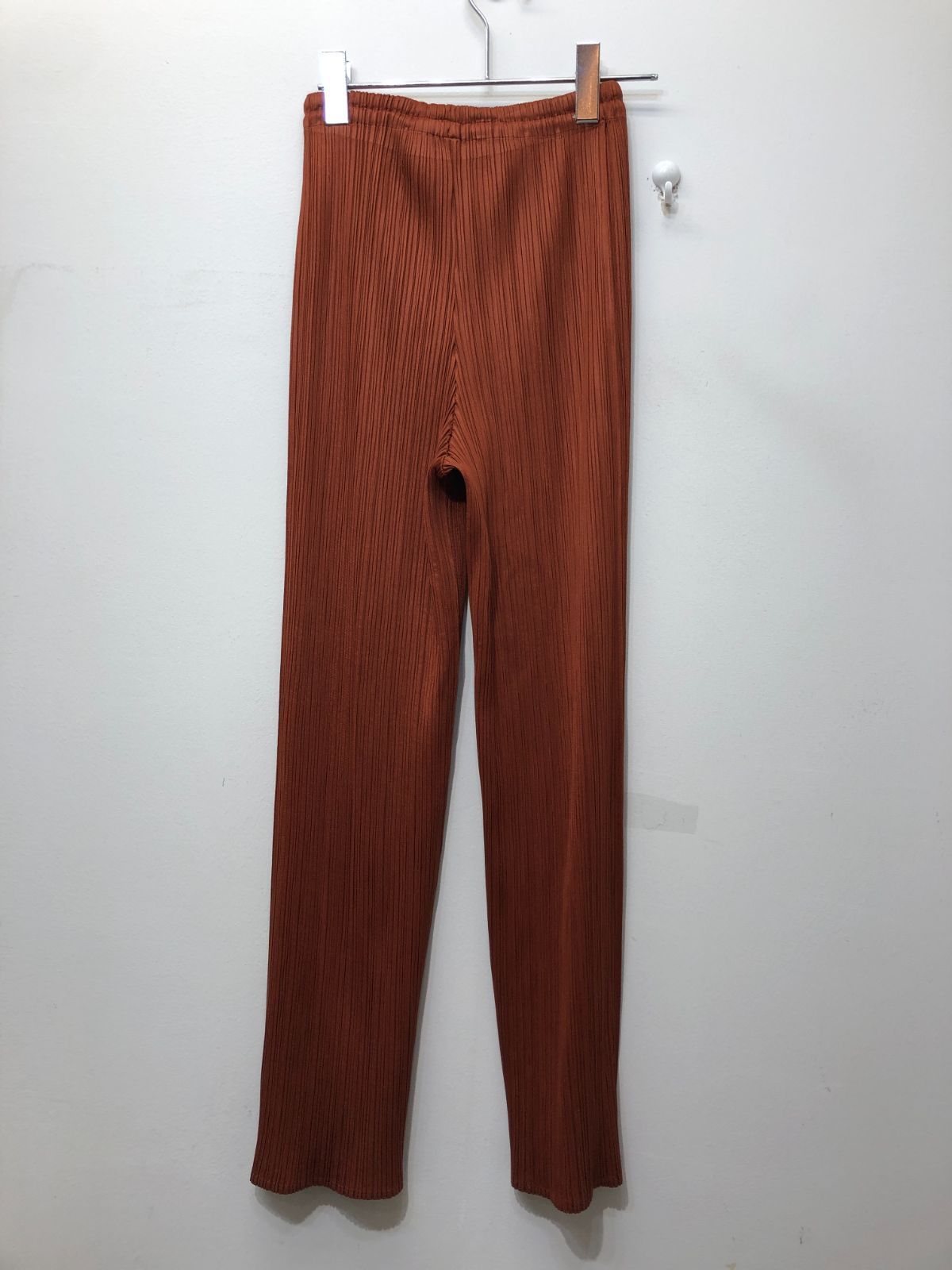 826 PLEATS PLEASE プリーツプリーズ イッセイミヤケ パンツ ２ レンガ
