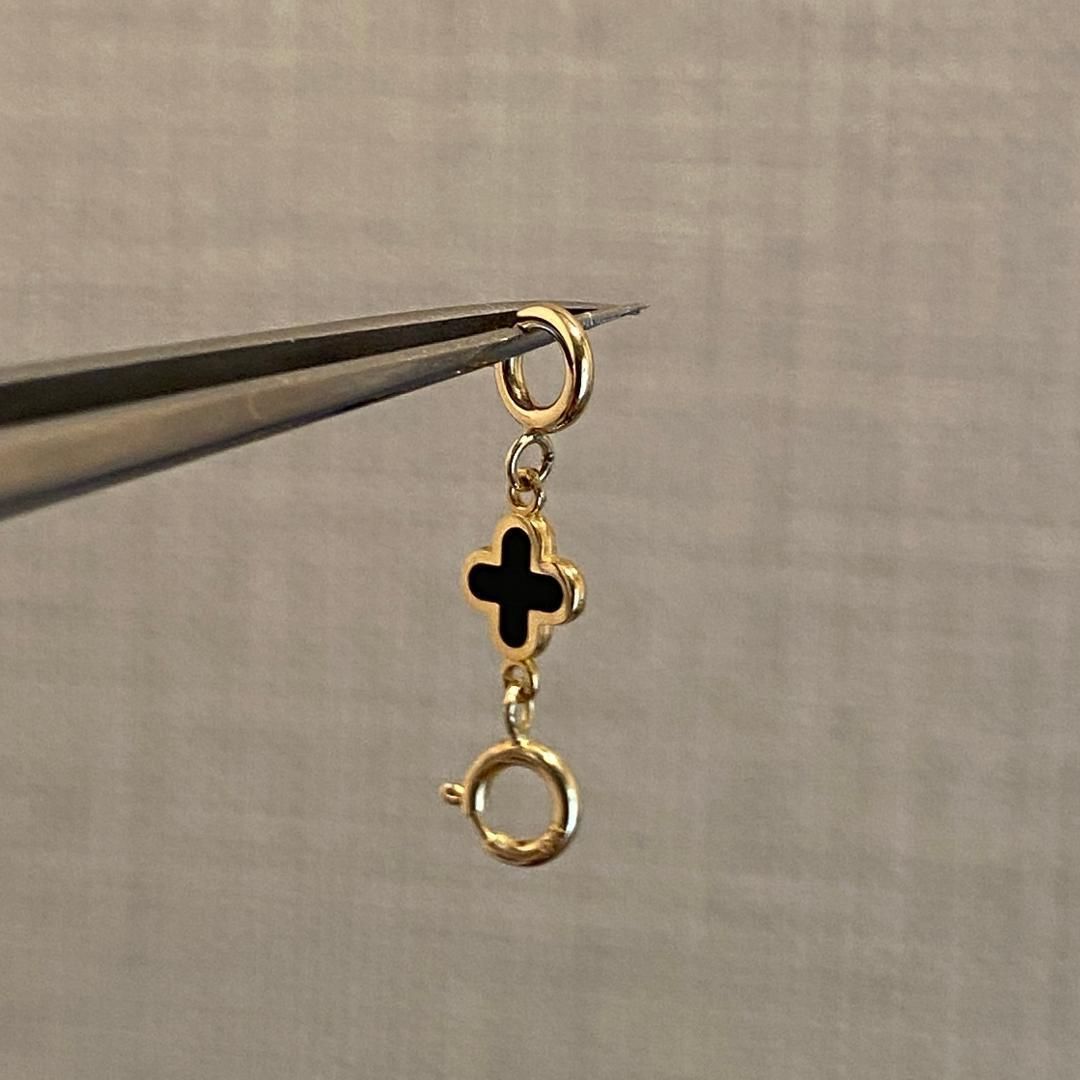 K18YG 引き輪 ヒキワ クローバー 四ツ葉 イエローゴールド 18金 18K