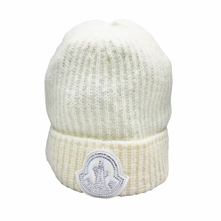 MONCLER モンクレール 23AW ラインストーン ロゴワッペン ニット