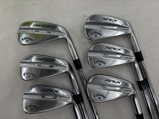 中古】アイアンセット キャロウェイ APEX PRO 2021◇DG(JP) 6本セット