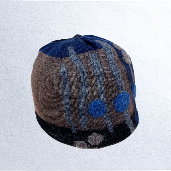 Ｍ＆ＫＹＯＫＯ 水玉 四角形 リバーシブル ニット帽 帽子 大人可愛い ２０２５ 秋冬