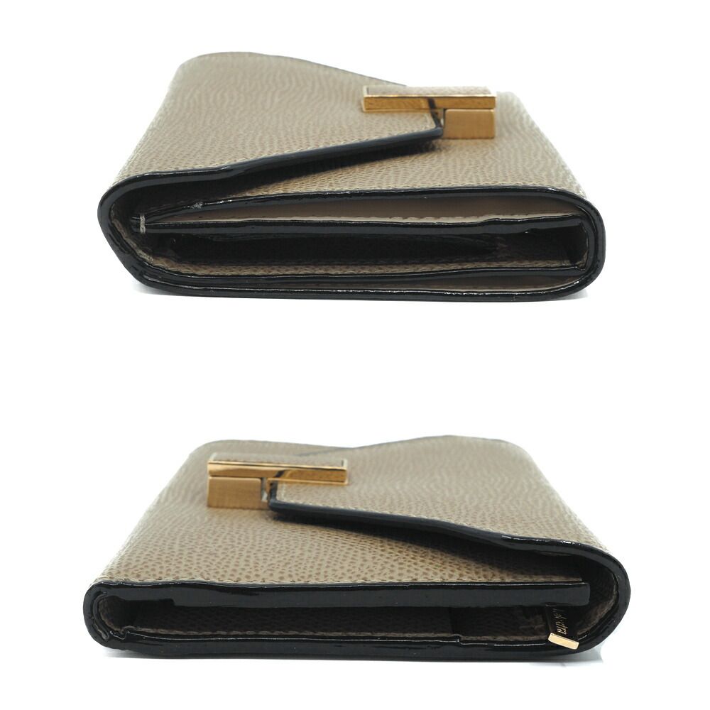 Valextra ヴァレクストラ イジィデウォレット 三つ折り財布　ゴールド金具 関税無し 国内発送【Valextra】イジィデ ウォレット24年春夏新作