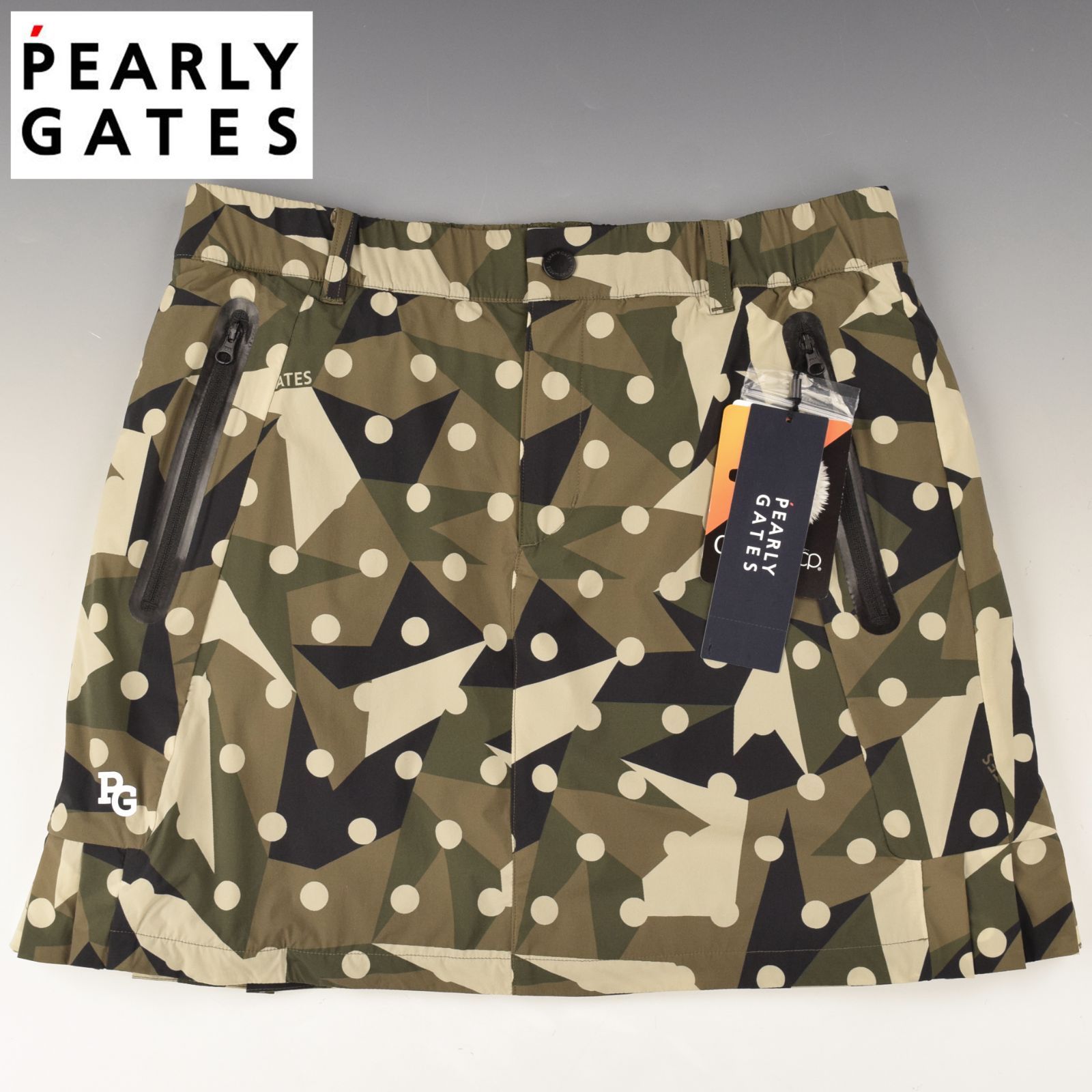 サイズ：0・S・新品】パーリーゲイツ高機能素材 Octa opop カモフラ柄