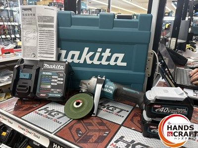 ♥ makita マキタ ディスクグラインダ バッテリー 40 V 2 5 Ah 充電器 付 ハンズクラフ