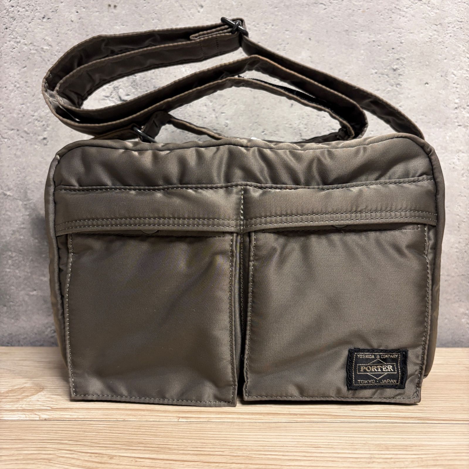 PORTER 吉田カバン タンカー ショルダーバッグ シルバー 旧ファスナー