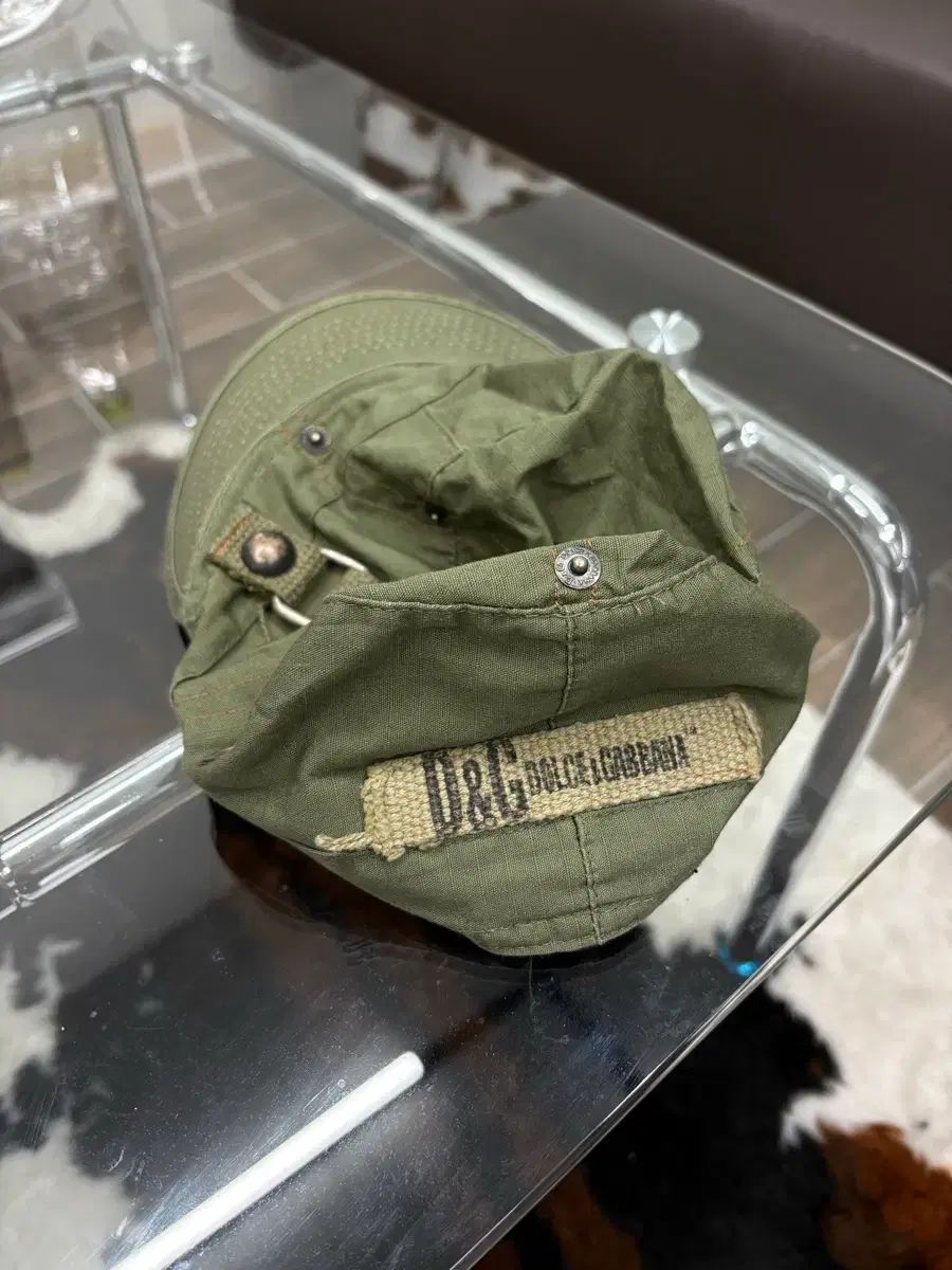 ドルチェ-ガッバーナ ミリタリー カーゴ カーキ キャップ