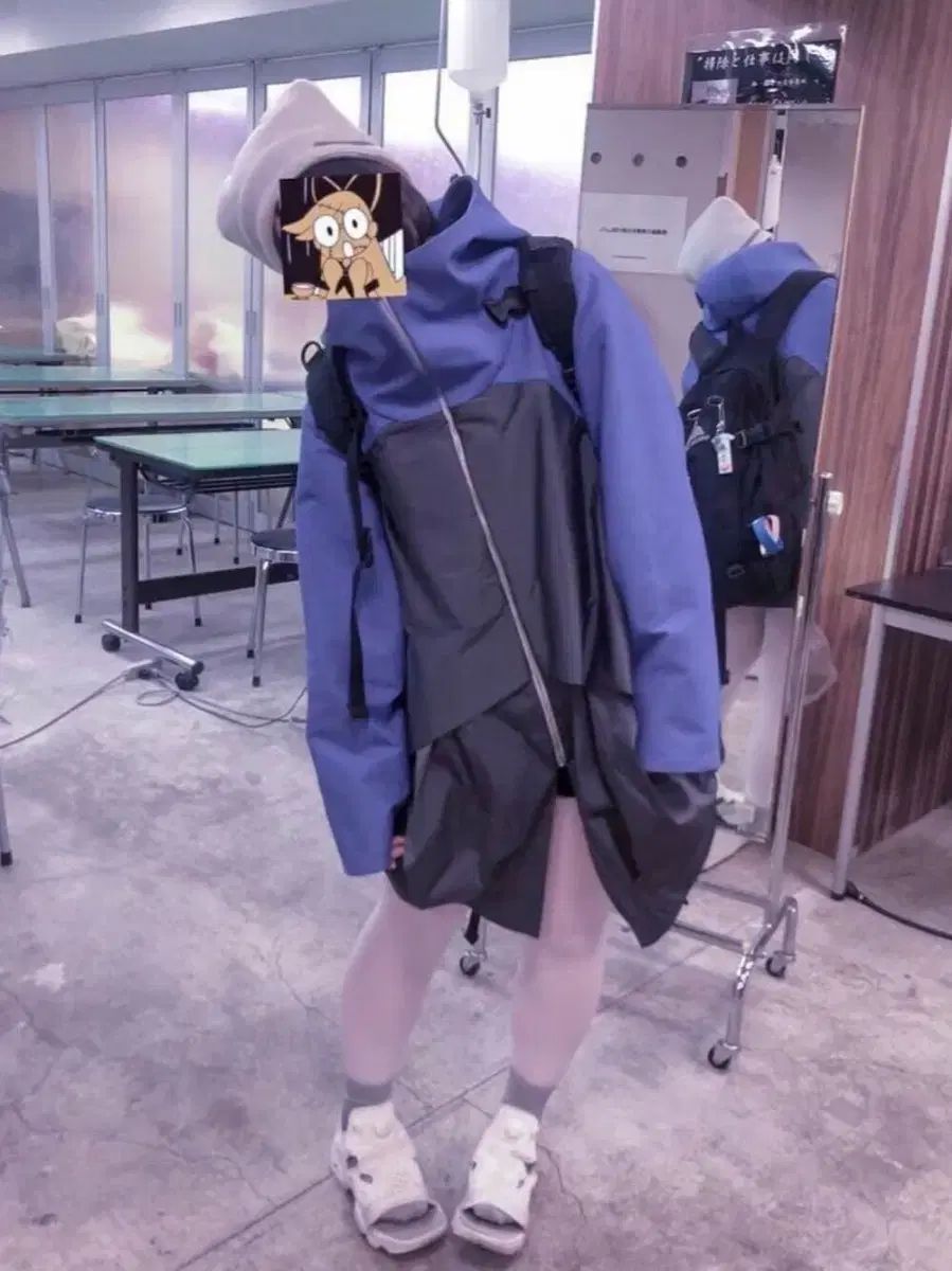 chloma nfコンプレックス パーカー ブルー サイバーコア サブ