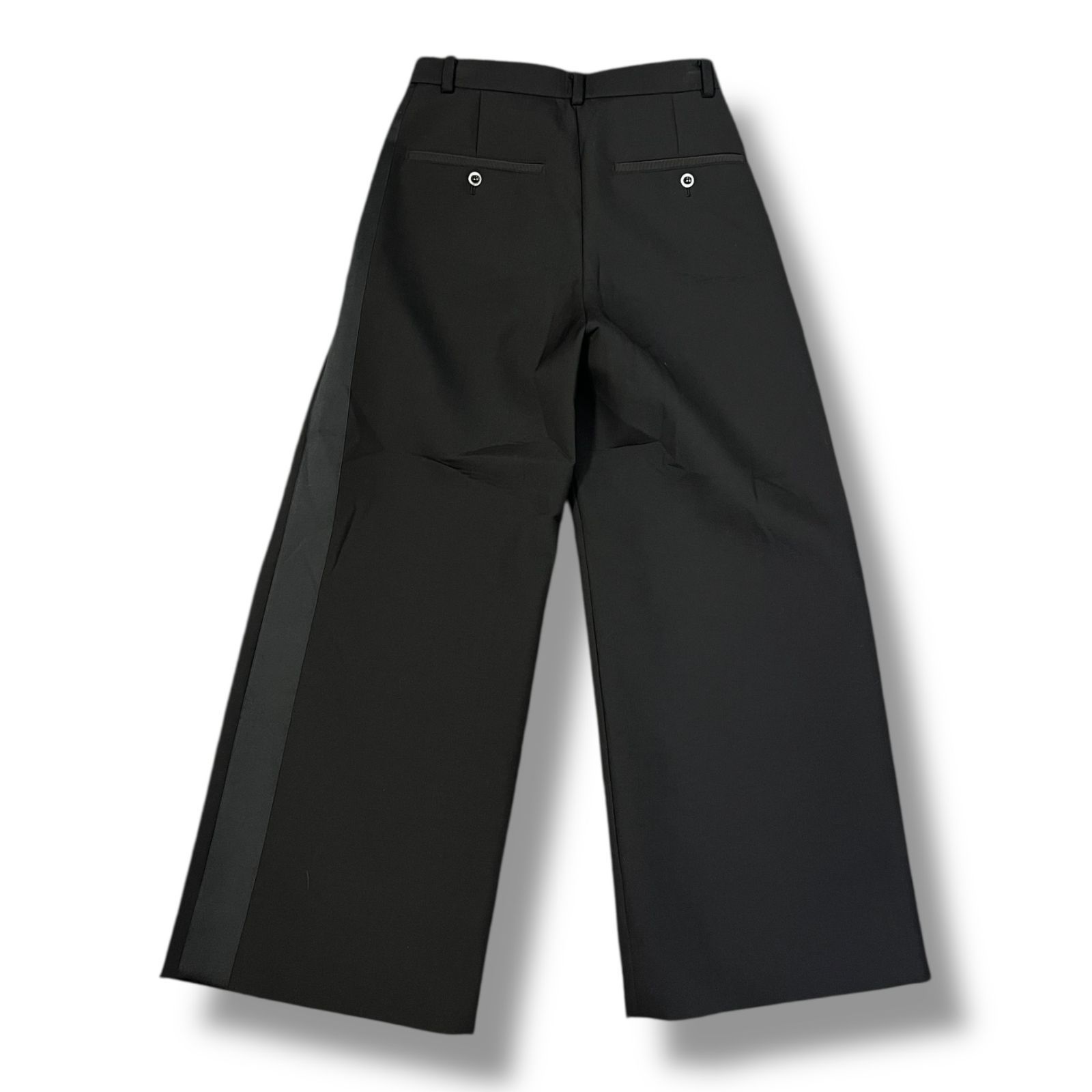 sacai 24 SS Bonding Pants ボンディングパンツ スラックス トラウザーパンツ サカイ 07042 ブラック 1 829 A