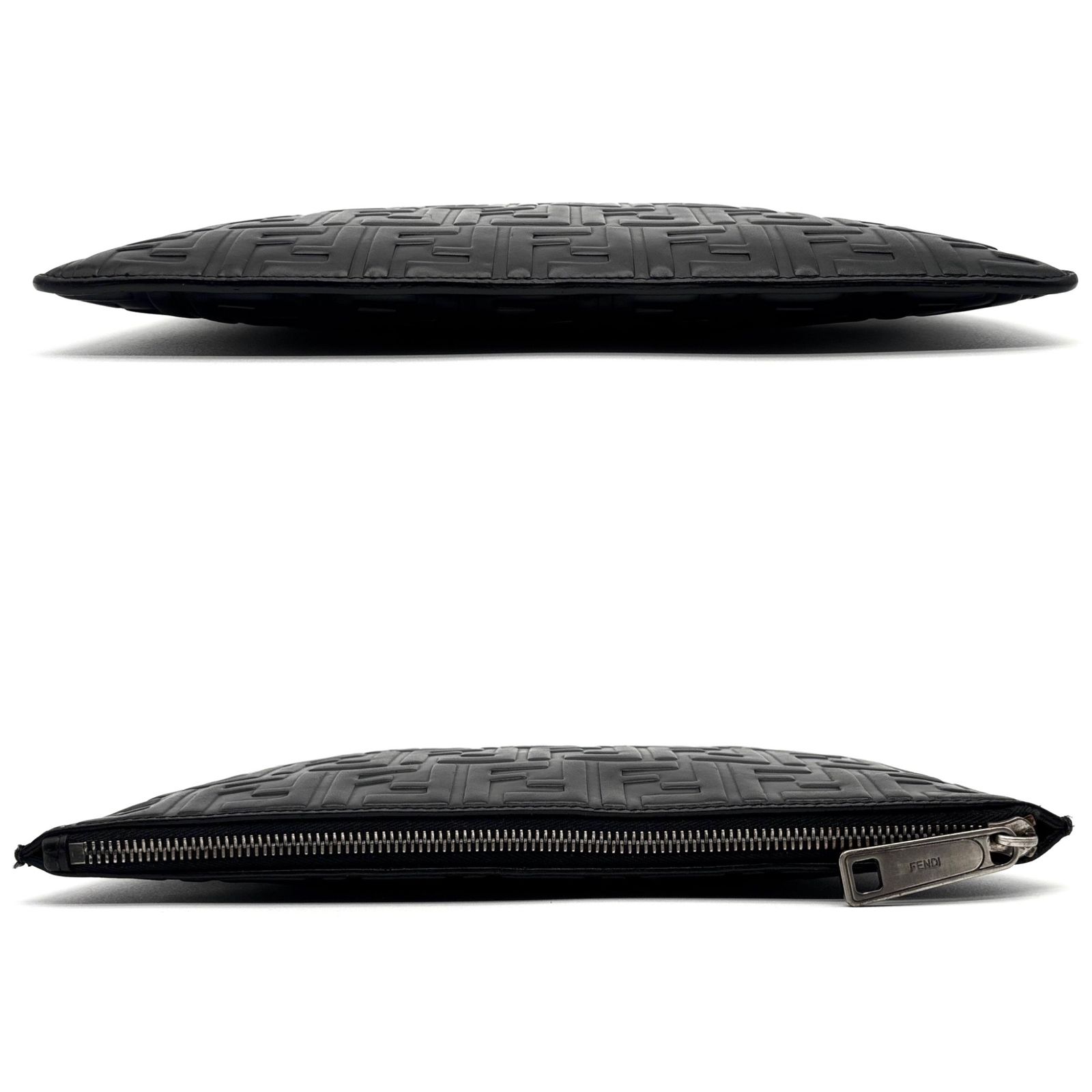 美品 FENDI フェンディ クラッチバッグ セカンドバッグ エンボス