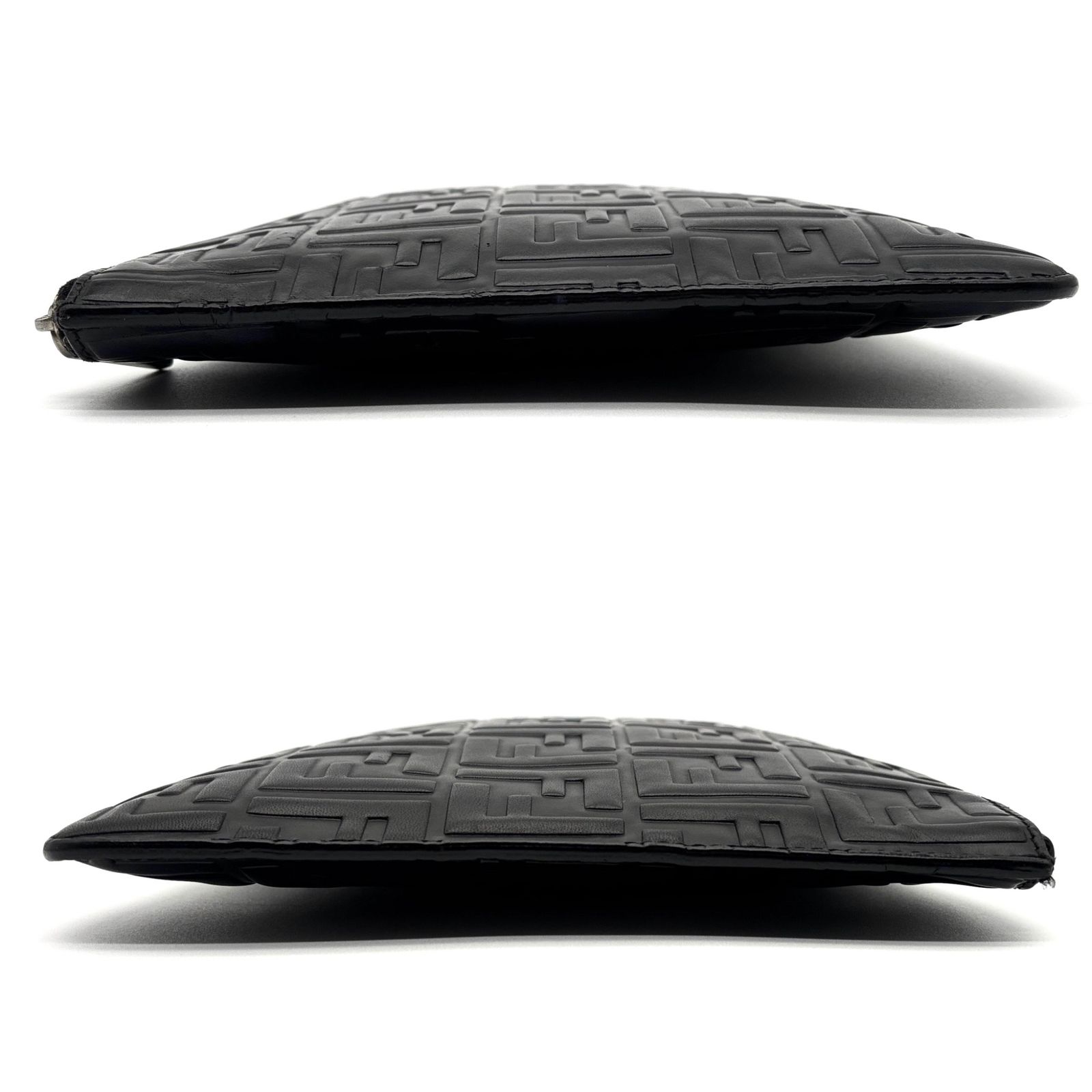 美品 FENDI フェンディ クラッチバッグ セカンドバッグ エンボス