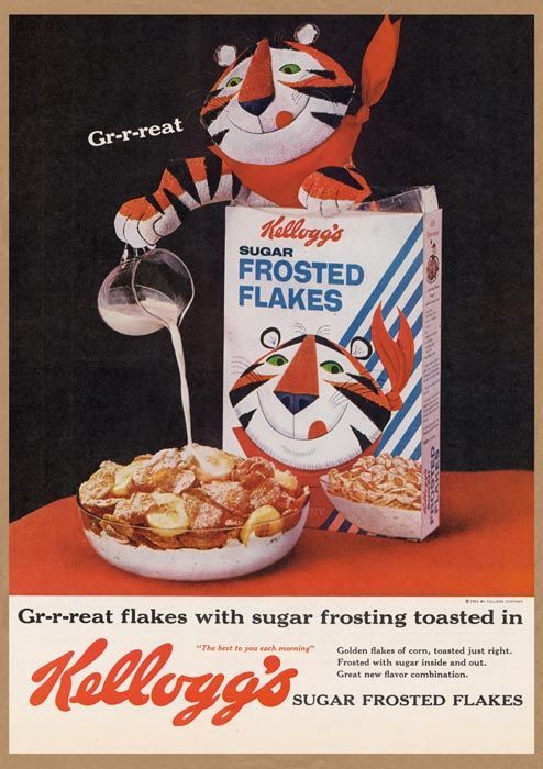 B4サイズ ケロッグ トニータイガー レトロ ポスター ◇ 複製広告