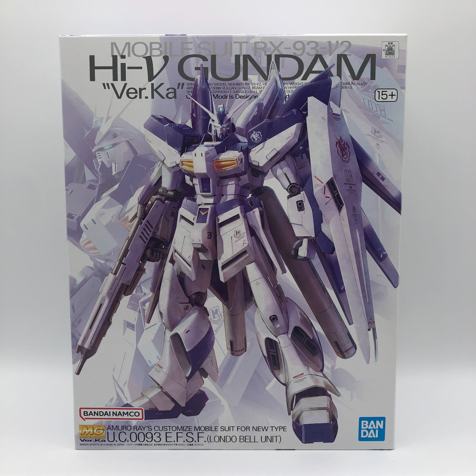 MG 逆襲のシャア Hi νガンダム Ver Ka 未組立 訳あり 外箱不良