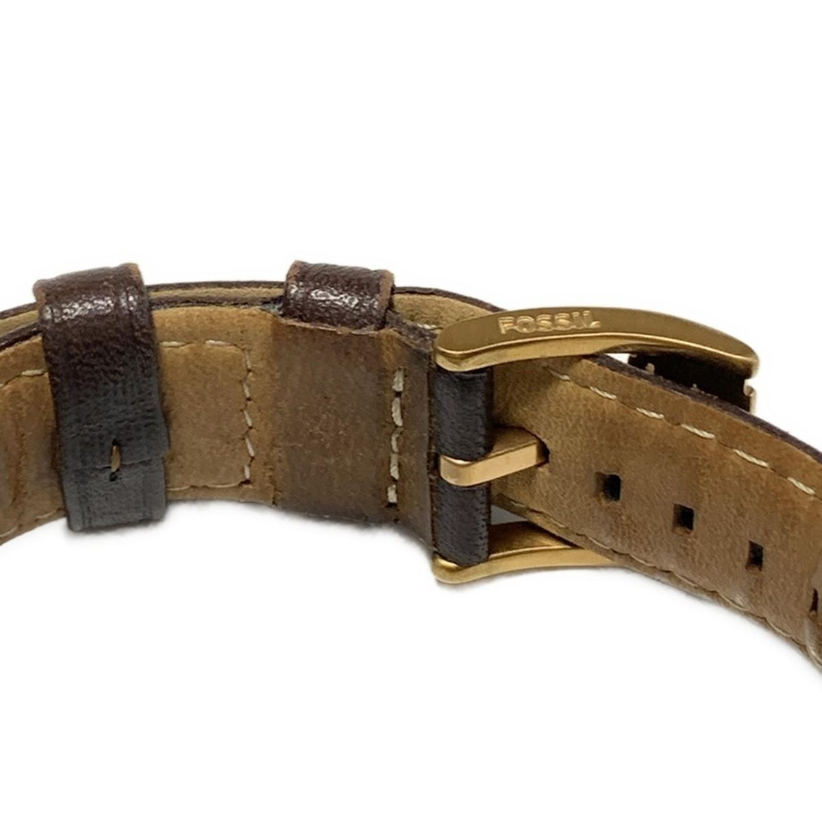  FOSSIL フォッシル 腕時計 - FS 4991 ボーイズ クロノグラフ アイボリー その他 時計