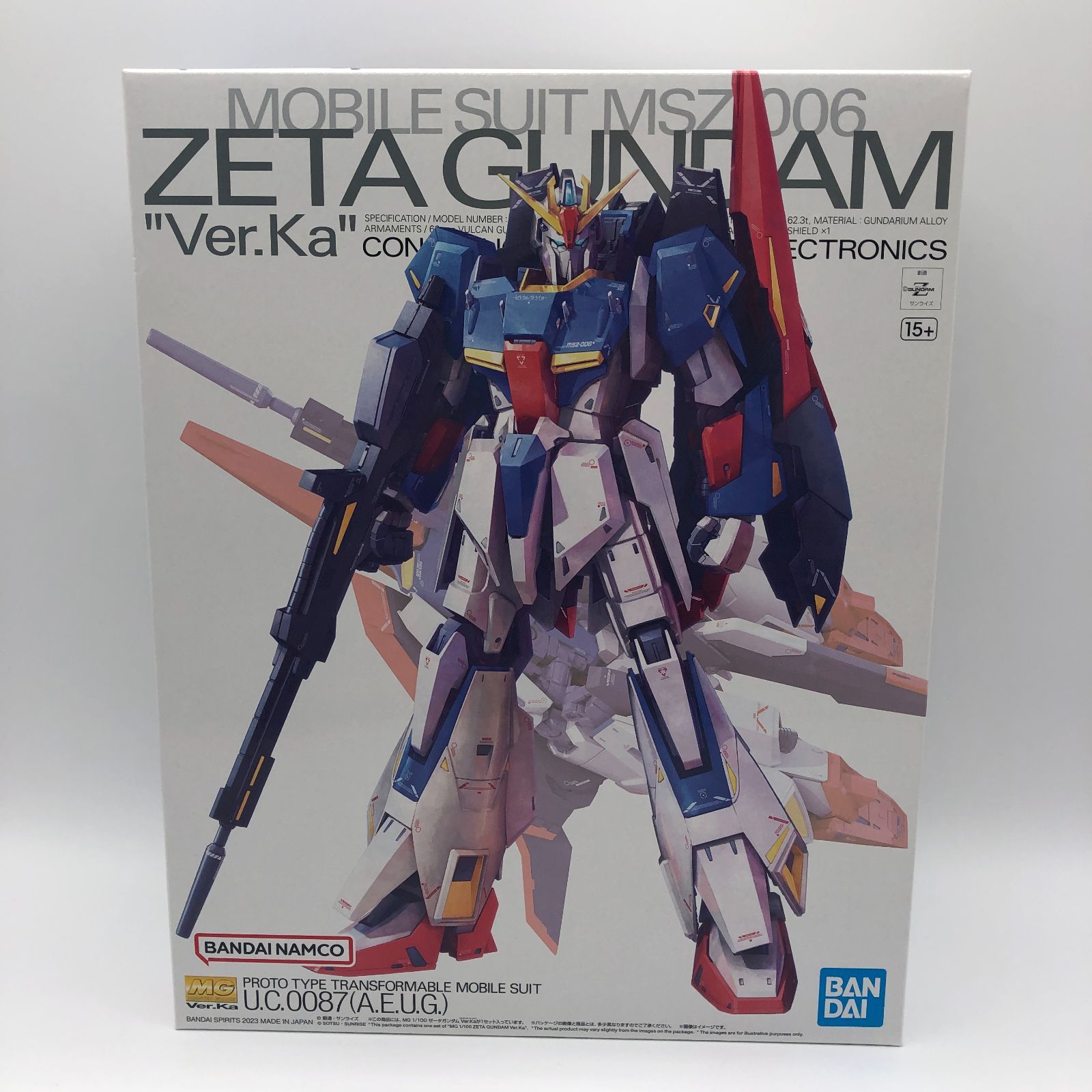 MG Zガンダム ゼータガンダム MSZ-006 Ver.Ka 未開封・未組立 訳あり