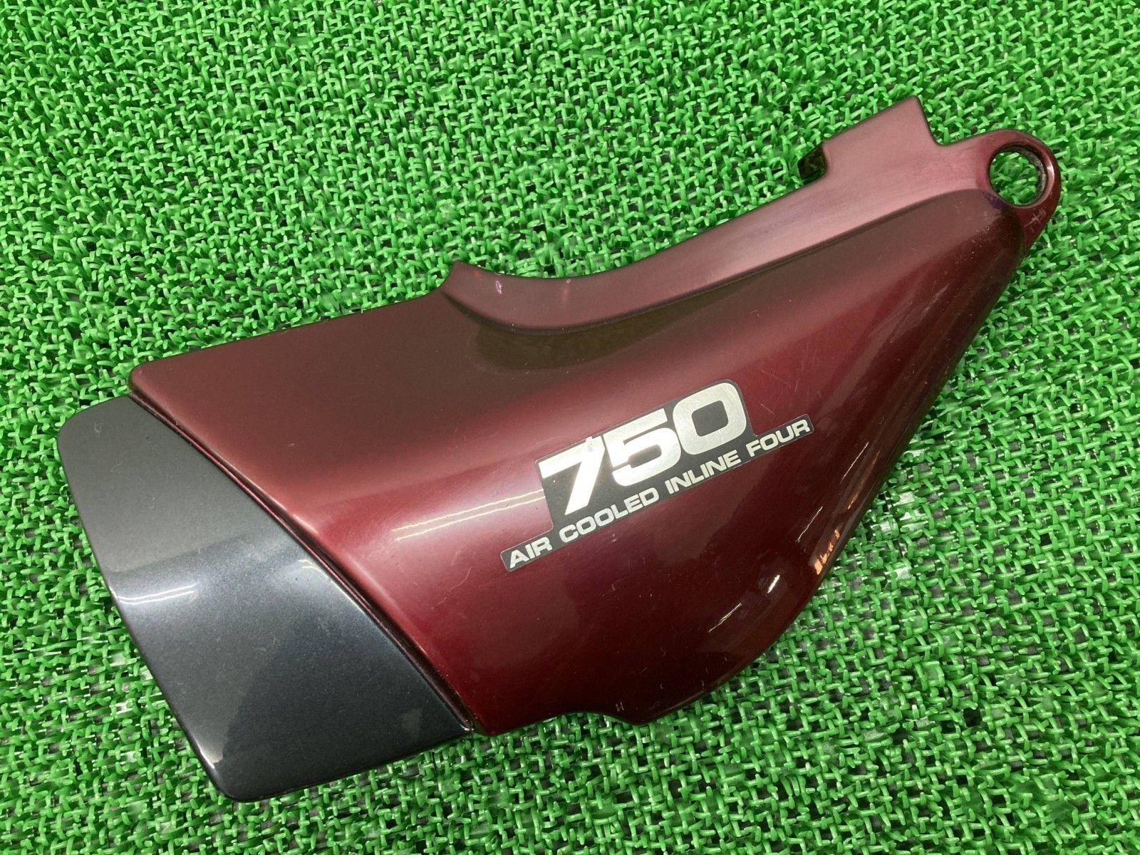 ゼファー750 サイドカバー 左 ワインM カワサキ ZR 750 C D コンディション良好 品薄 品 Zk