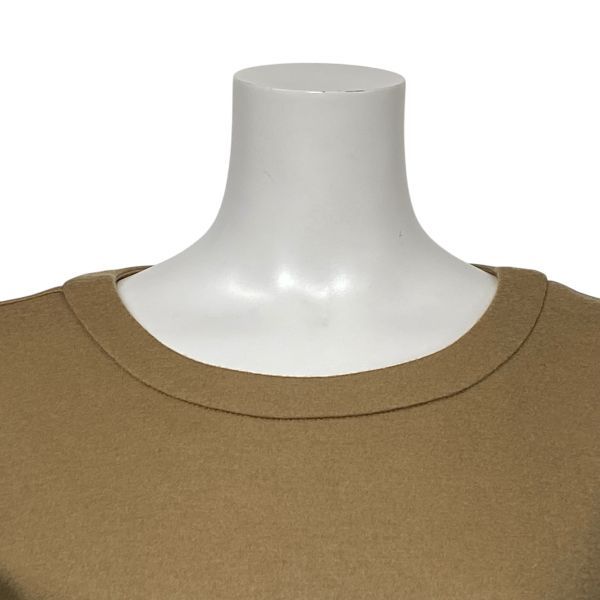 ◆ マックスマーラ Max Mara ウールワンピース 膝丈 長袖 白タグ キャメル ヴァージンウール100％ 42 M～L 9～11号 レディース S 6 A 086