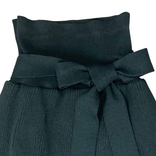 ◆ サカイ sacai リボンベルト付き リブニット ミニ ショートパンツ ドメスティックブランド コットン 1 S～M ９号 レディース S 6 A 071