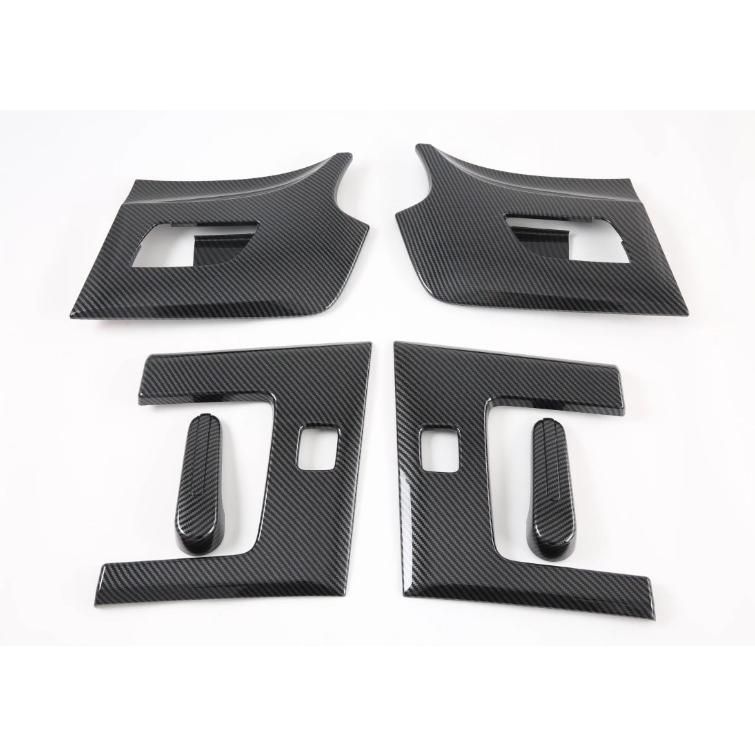 スポーティ全開♪ カーボン ルック インナー ドアハンドル カバー スライド ドア オデッセイ RC 1 2 G アブソルート ホンダセンシング EX b 5616