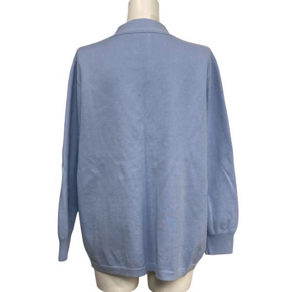 マディソンブルー ロングカーディガン Vネック ロゴ刻印ボタン 長袖 ベージュ ◇ マディソンブルー MADISON BLUE ビッグ カーディガン HELLO 長袖 V