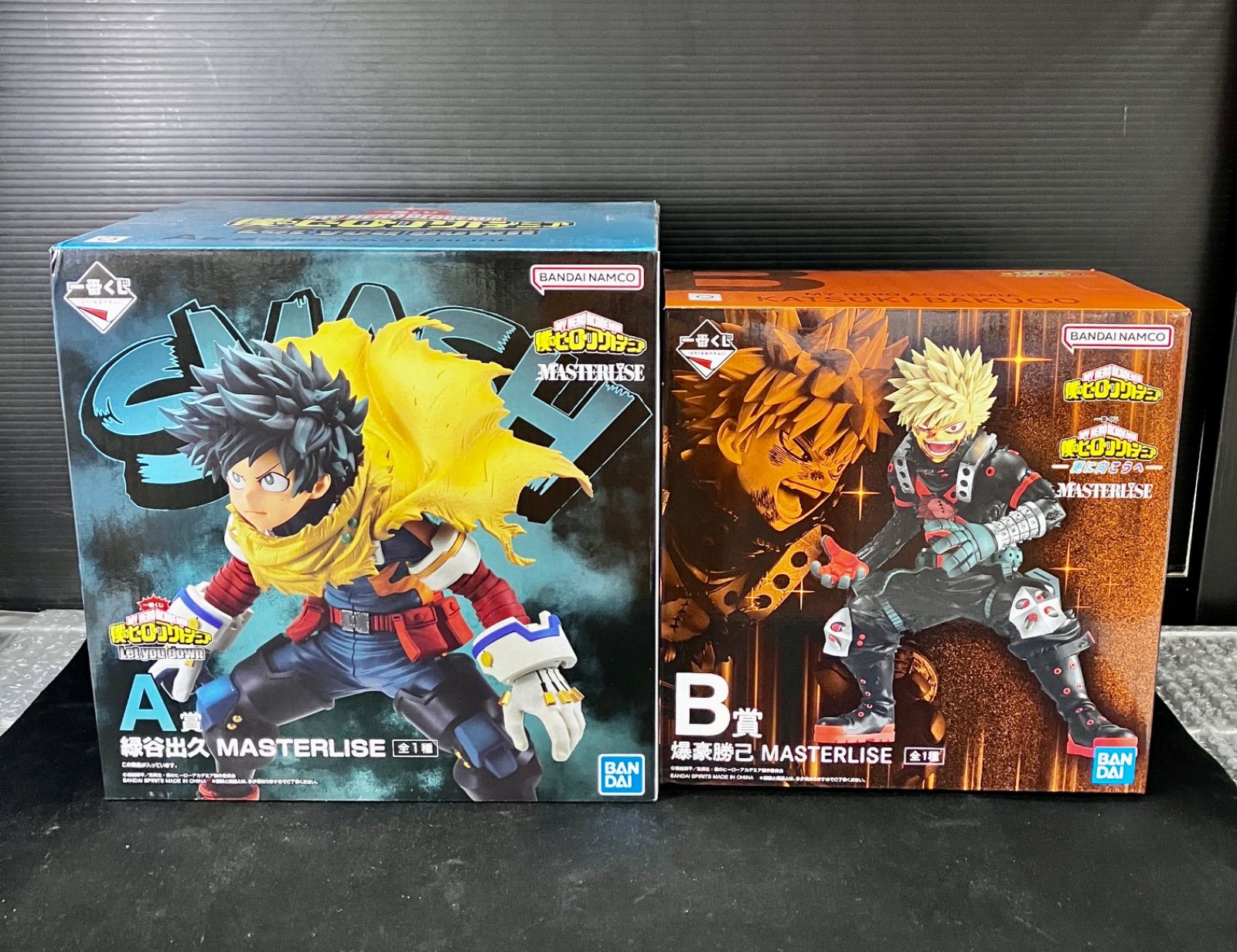 一番くじ 僕のヒーローアカデミア Let you down A賞 緑谷出久 更に向こうへ B賞 爆豪勝己