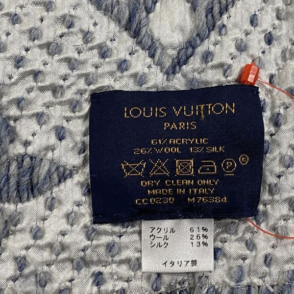 ○ ルイヴィトン LOUIS VUITTON エシャルプ ロゴマニア デニム